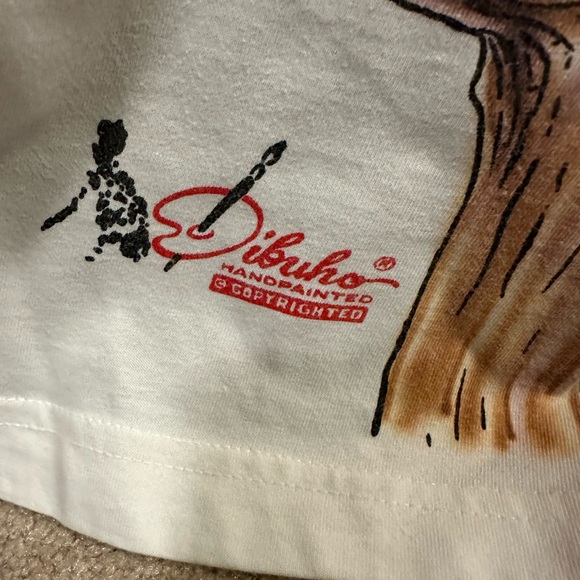 Hand Painted Eagle T-Shirt - Picture 3 of 9